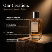 Our creation — same scent, smarter bottle: designer inspired, 100ml, 12hr wear, honest pricing — Avenue Perfumes