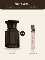 Cherry Wood vs the original — inspired by Tom Ford Lost Cherry