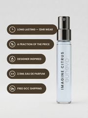 Imagine Citrus 2.5ml sample — 12hr wear, designer inspired