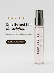 Smells just like the original — Rose Vanilla 2.5ml sample