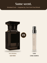 Smoked Oud vs the original — inspired by Tom Ford Oud Wood