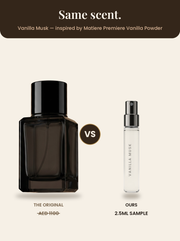 Vanilla Musk vs the original — inspired by Matiere Premiere Vanilla Powder