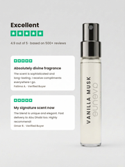 Customer reviews — Vanilla Musk 2.5ml sample, 4.9/5